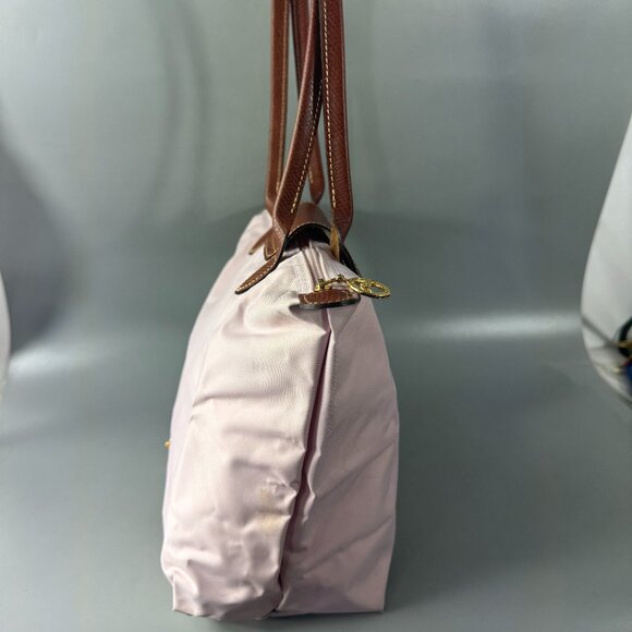 LONGCHAMP LE PLIAGE BEIGE MEDIUM Long Handle, Medium - Picture 8 of 14